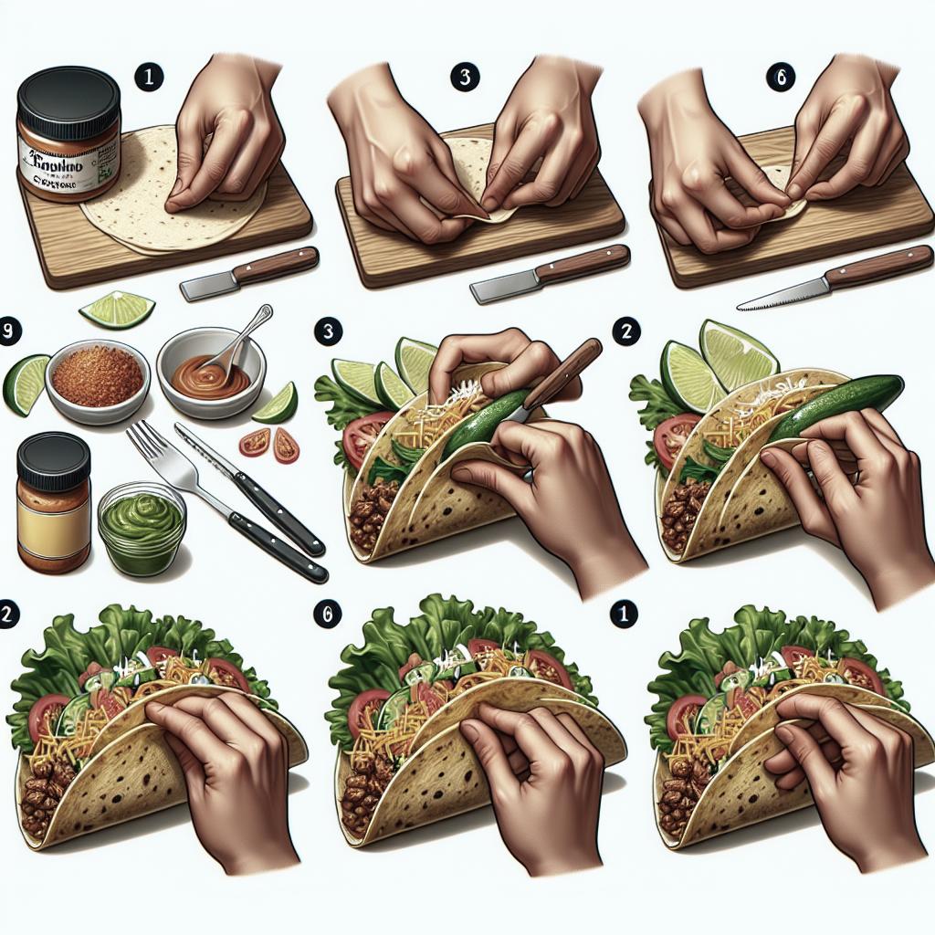 Guide Facile pour Fermer un Tacos Parfaitement